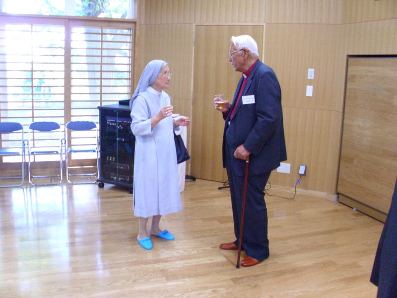 森勉施設長と新垣元施設長