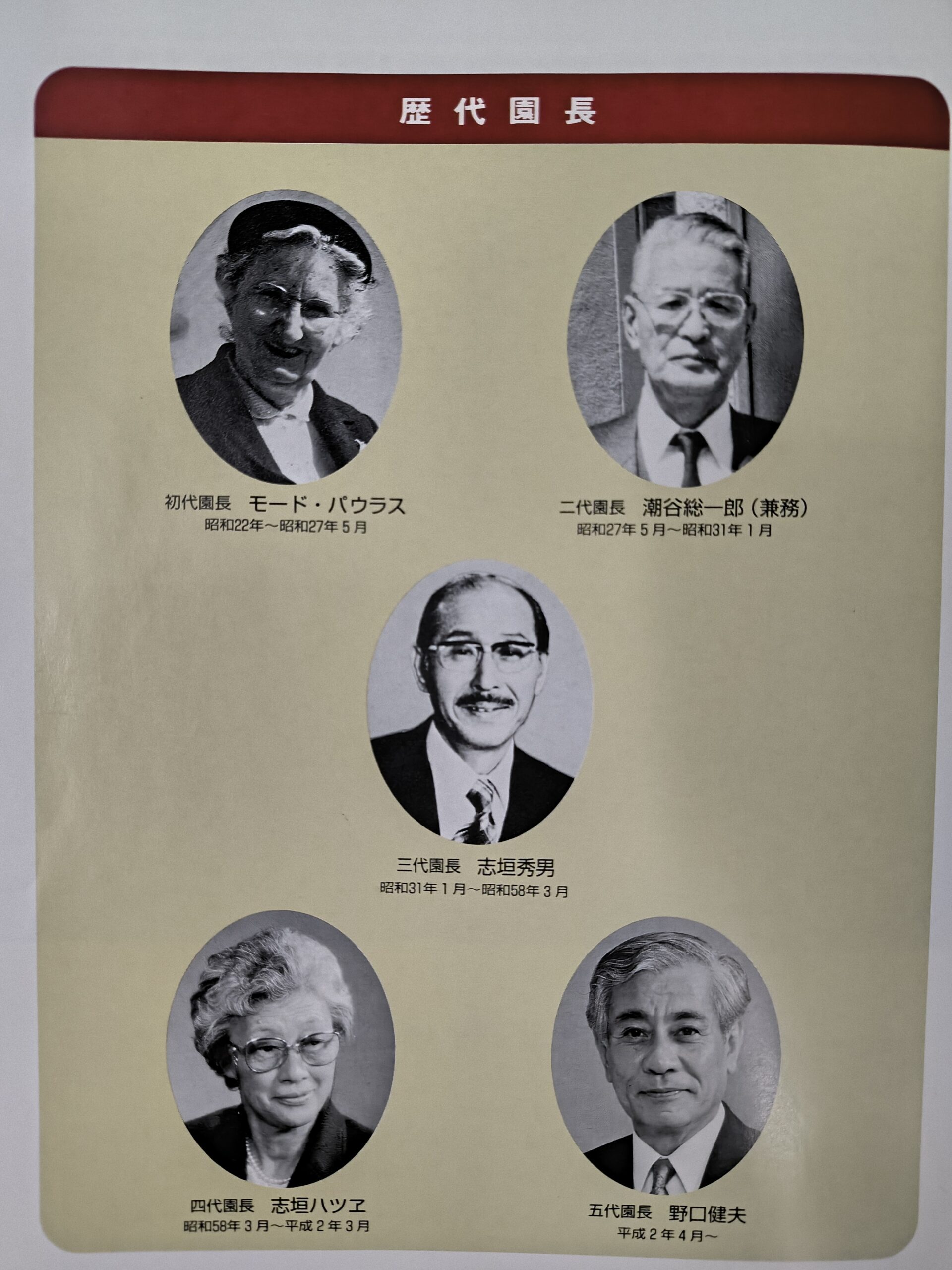 歴代施設長